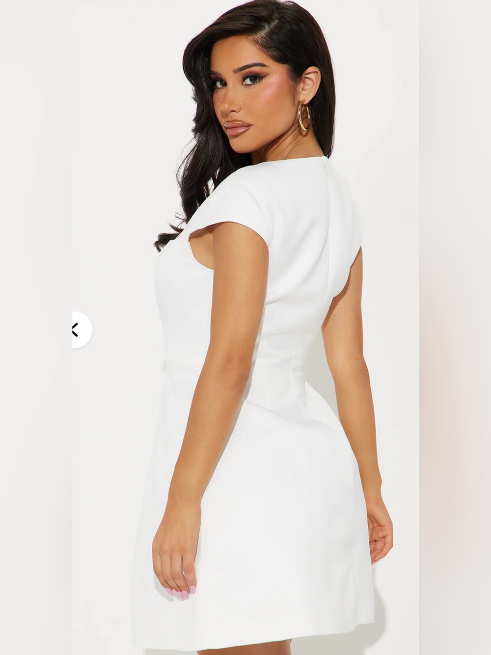 White graduation dress - Picture 2 of 8